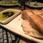Bread with pesto