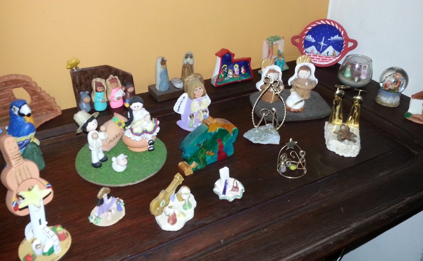 160 Nativity Scenes on the wall…
