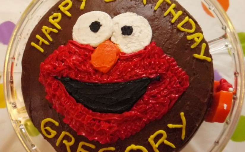 Elmo Cake