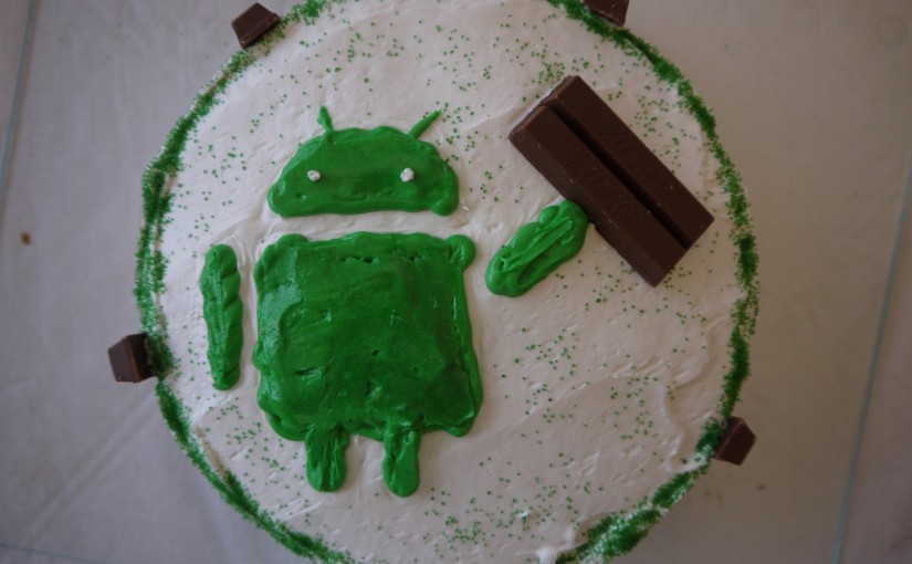 Android KitKat Cake