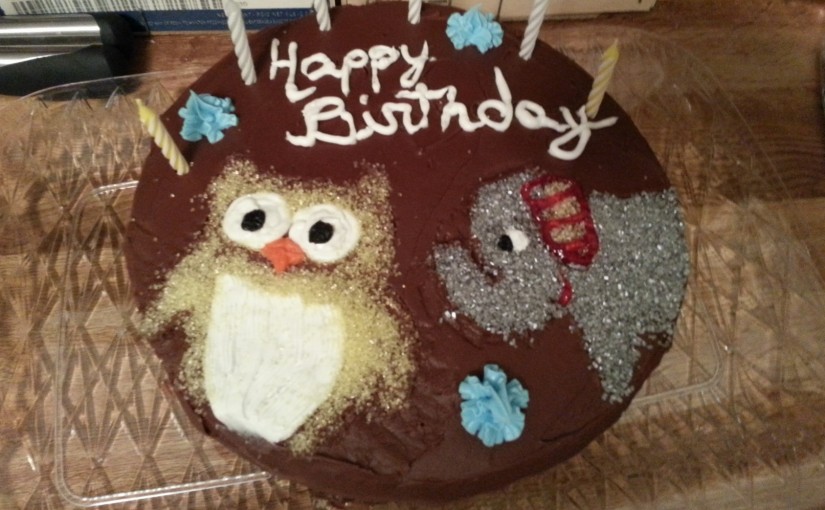 Grandmothers and their Babies. Story of a Cake.